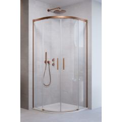 Radaway Idea 6 Brushed Copper PDD 3871409301 ścianka prysznicowa cm miedź szczotkowany/szkło przezroczyste