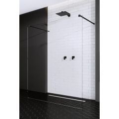 Radaway Modo X Black I 3883245401 ścianka prysznicowa walk-in 120 cm