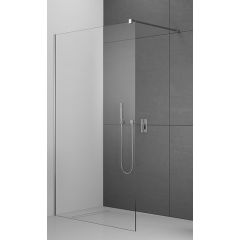 Radaway Modo X II 3893340101 ścianka prysznicowa walk-in 130 cm chrom połysk/szkło przezroczyste