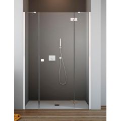 Radaway Essenza New Black DWJS 3850300101R drzwi prysznicowe 49.5 cm uchylne do wnęki