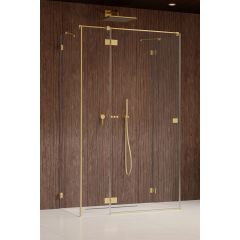 Radaway Essenza Pro Brushed Gold KDJ+S 100973909901L drzwi prysznicowe 90 cm uchylne