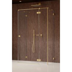 Radaway Essenza Pro Brushed Gold KDJ+S 100973909901R drzwi prysznicowe 90 cm uchylne