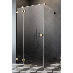 Radaway Essenza Pro Gold KDJ 100971200901L drzwi prysznicowe 120 cm uchylne do ścianki bocznej