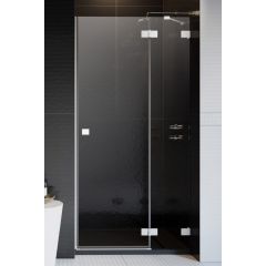 Radaway Essenza Pro DWJ 100991000401R drzwi prysznicowe 100 cm uchylne biały mat/szkło przezroczyste