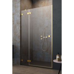 Radaway Essenza Pro Gold DWJ 100991300901L drzwi prysznicowe 130 cm uchylne do wnęki
