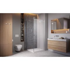 Radaway Essenza New KDJ-B 13850830101R drzwi prysznicowe 100 cm składane do ścianki bocznej