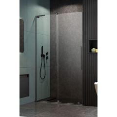 Radaway Furo SL Brushed Gunmetal DWJ 103075729201L drzwi prysznicowe 57.2 cm rozsuwane szczotkowany/szkło przezroczyste