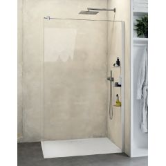 Huppe Select+ SL0213069322 ścianka prysznicowa walk-in 90 cm srebrny połysk/szkło przezroczyste