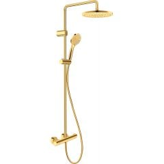 Duravit Shower Systems TH4282008034 zestaw prysznicowy ścienny złoty