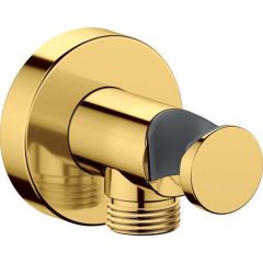 Duravit UV0630009034 przyłącze kątowe z uchwytem złoty