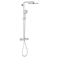 Grohe Vitalio Joy 1142240000 zestaw prysznicowy ścienny termostatyczny z deszczownicą chrom