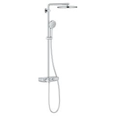 Grohe Vitalio Joy 1360470000 zestaw prysznicowy ścienny termostatyczny z deszczownicą chrom