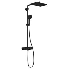 Grohe Vitalio Joy 1360482430 zestaw prysznicowy ścienny termostatyczny z deszczownicą czarny