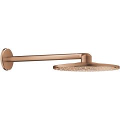 Grohe Quadra 26475DL0 deszczownica z ramieniem 31x31 cm okrągła brushed warm sunset