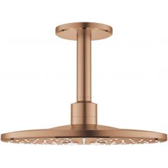 Grohe Rainshower 26477DL0 deszczownica z ramieniem 31x31 cm okrągła brushed warm sunset