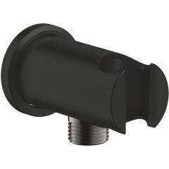 Grohe Rainshower Neutral 266582430 przyłącze kątowe z uchwytem czarny