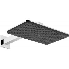 Hansgrohe Raindance Alive Q 24551000 deszczownica z ramieniem 34.3x21.4 cm prostokątna chrom