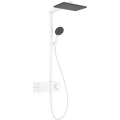 Hansgrohe Raindance Alive Q 24580700 zestaw prysznicowy ścienny termostatyczny z deszczownicą biały