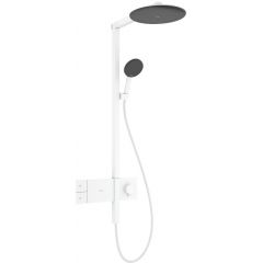 Hansgrohe Raindance Alive S 24582700 zestaw prysznicowy ścienny termostatyczny z deszczownicą biały