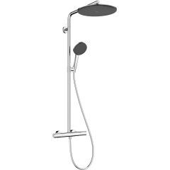 Hansgrohe Raindance Alive S Puro 24593000 zestaw prysznicowy ścienny termostatyczny z deszczownicą chrom