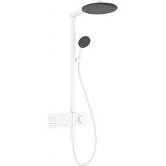 Hansgrohe Raindance Alive S 24595700 zestaw prysznicowy ścienny termostatyczny z deszczownicą biały