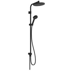 Hansgrohe Activera S 28074670 zestaw prysznicowy ścienny z deszczownicą czarny