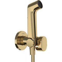 Hansgrohe Bidette 29232990 bateria bidetowa z zestawem prysznicowym podtynkowa złota