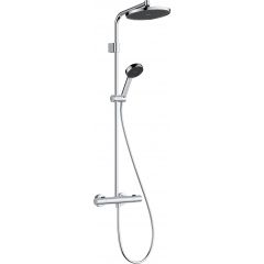 Hansgrohe Activera S 28078000 zestaw prysznicowy ścienny termostatyczny z deszczownicą chrom