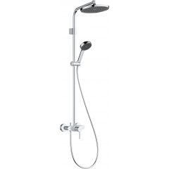 Hansgrohe Activera S 28875000 zestaw wannowo-prysznicowy ścienny z deszczownicą chrom