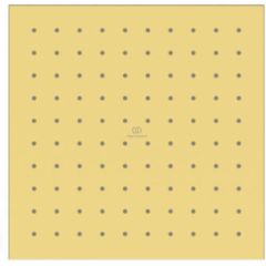 Ideal Standard Idealrain A8555A2 deszczownica 25x25 cm kwadratowa złoty