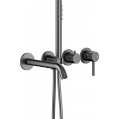 KFA Armatura Moza Gun Metal Grey 503941161 bateria wannowo-prysznicowa podtynkowa grafitowa