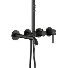 KFA Armatura Moza 503941181 zestaw wannowo-prysznicowy podtynkowy czarny