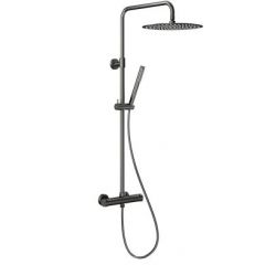 KFA Armatura Moza 573692061 zestaw prysznicowy ścienny termostatyczny z deszczownicą