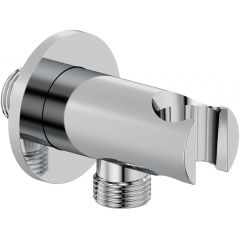 Kludi A-QA 655670500 przyłącze kątowe z uchwytem chrom