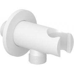 Kludi A-QA 655675300 przyłącze kątowe z uchwytem biały