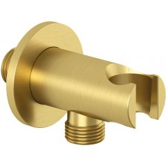 Kludi A-QA 65567N000 przyłącze kątowe z uchwytem złoty