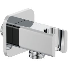 Kludi A-QA 655680500 przyłącze kątowe z uchwytem chrom