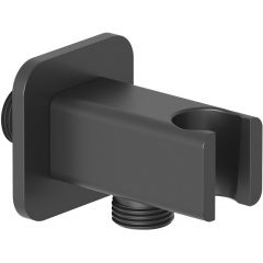 Kludi A-QA 655683900 przyłącze kątowe z uchwytem czarny