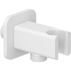 Kludi A-QA 655685300 przyłącze kątowe z uchwytem biały
