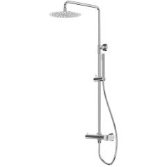 LaVita Spark 5900378342281 zestaw prysznicowy ścienny z deszczownicą chrom