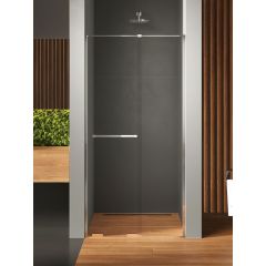New Trendy Smart EXK6577 drzwi prysznicowe 100 cm rozsuwane chrom połysk/szkło przezroczyste