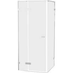 New Trendy Oxia AXJ0103 kabina prysznicowa 80x80 cm kwadratowa chrom połysk/szkło przezroczyste