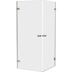 New Trendy Oxia AXJ0168 kabina prysznicowa 90x80 cm prostokątna chrom połysk/szkło przezroczyste