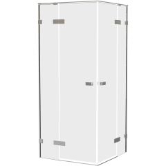 New Trendy Oxia AXJ0178 kabina prysznicowa 80x80 cm kwadratowa chrom połysk/szkło przezroczyste