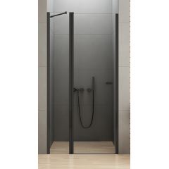 New Trendy New Soleo Black D0243A drzwi prysznicowe 110 cm składane