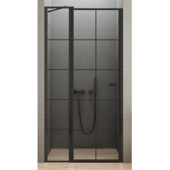 New Trendy New Soleo Black D0279A drzwi prysznicowe 90 cm uchylne