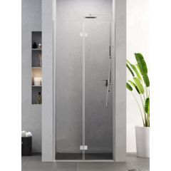 New Trendy Superia D1032A drzwi prysznicowe 90 cm składane chrom połysk/szkło przezroczyste
