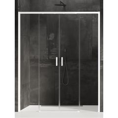 New Trendy Prime White D0441A drzwi prysznicowe 200 cm rozsuwane