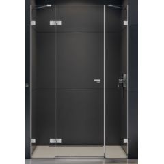 New Trendy Eventa EXK4462 drzwi prysznicowe 130 cm uchylne chrom połysk/szkło przezroczyste