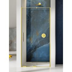 New Trendy Smart Light Gold EXK4218 drzwi prysznicowe 150 cm rozsuwane